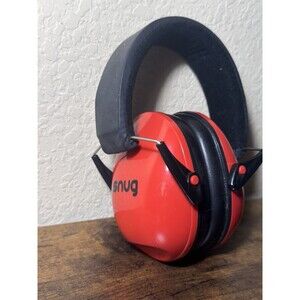 SNUG Kids Ear Defenders Hearing Protection Noise Blocking Sensory Red